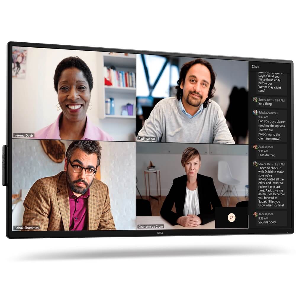 Dell P5525QC 55″ 4K Conference Room Monitor (210-BNTN) — front view