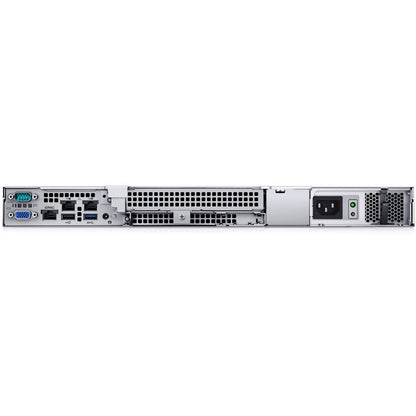 Dell PowerEdge R250 1U Rackmount Server – Xeon E-2314 / 16GB RAM / 2TB SSD / PERC H355 / 700W PSU (PER250SPL3) — rear view
