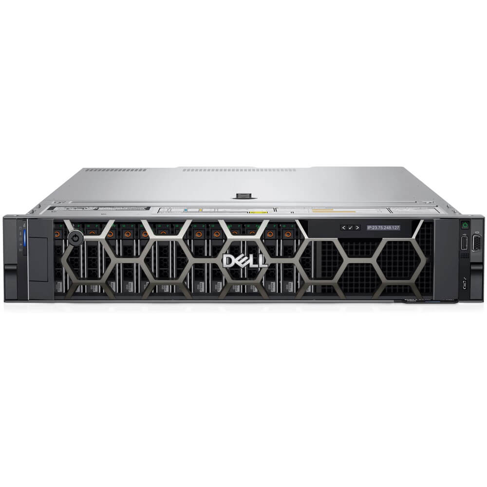 Dell PowerEdge R550 2U Rackmount Server – Xeon Silver 4309Y / 16GB RAM / 600GB HDD / PERC H355 / 700W PSU / No OS (PER550SPL6) image 1