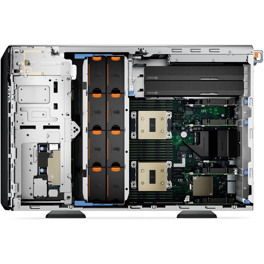 Dell PowerEdge T560 Tower Server – Xeon Silver 4410Y / 16GB RAM / 480GB 2.5″ SSD / PERC H755 / 700W PSU / No OS (PET560SPL1) image 4