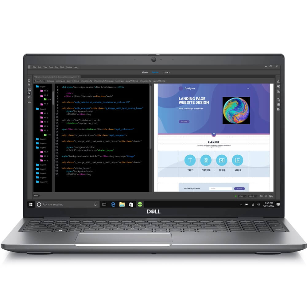 Dell Precision 3580 Mobile Workstation Notebook PC – Core i7-1370P / 15.6″ FHD / 32GB RAM / 1TB SSD / NVIDIA RTX A500 4GB / W