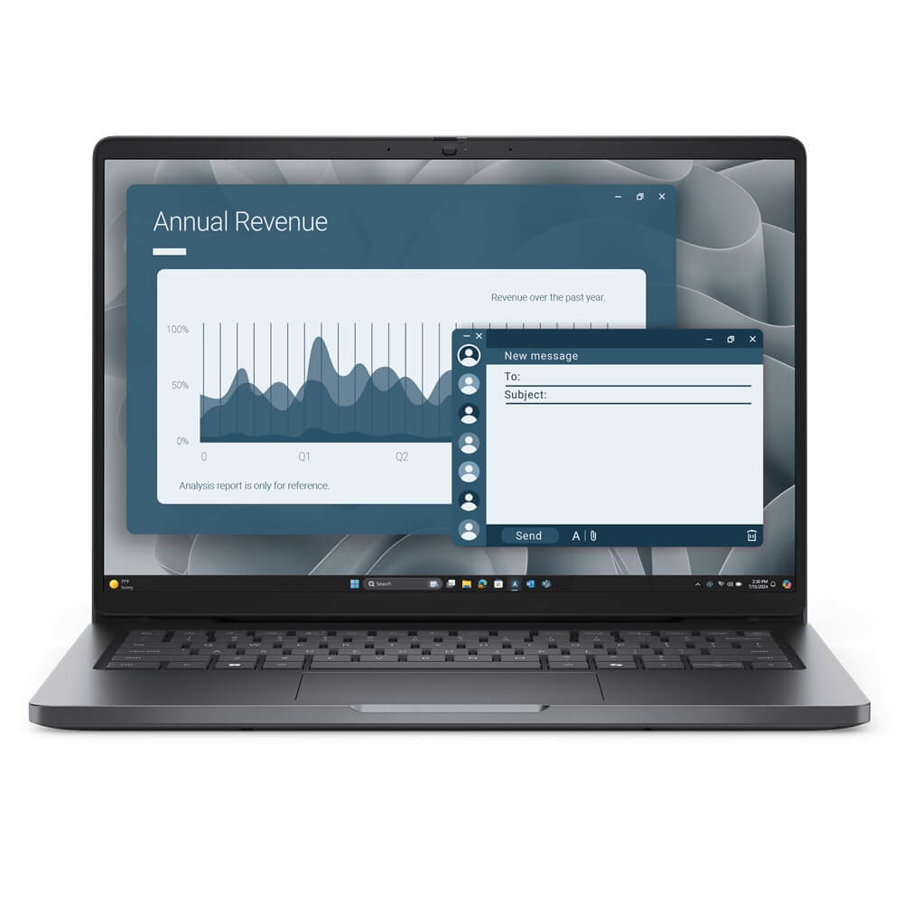 Dell Pro 14 PC14255 Notebook PC – Ryzen 5 220 / 14″ FHD+ / 16GB RAM / 512GB SSD / Win 11 Pro (BTO507_PC14255_EMEA)