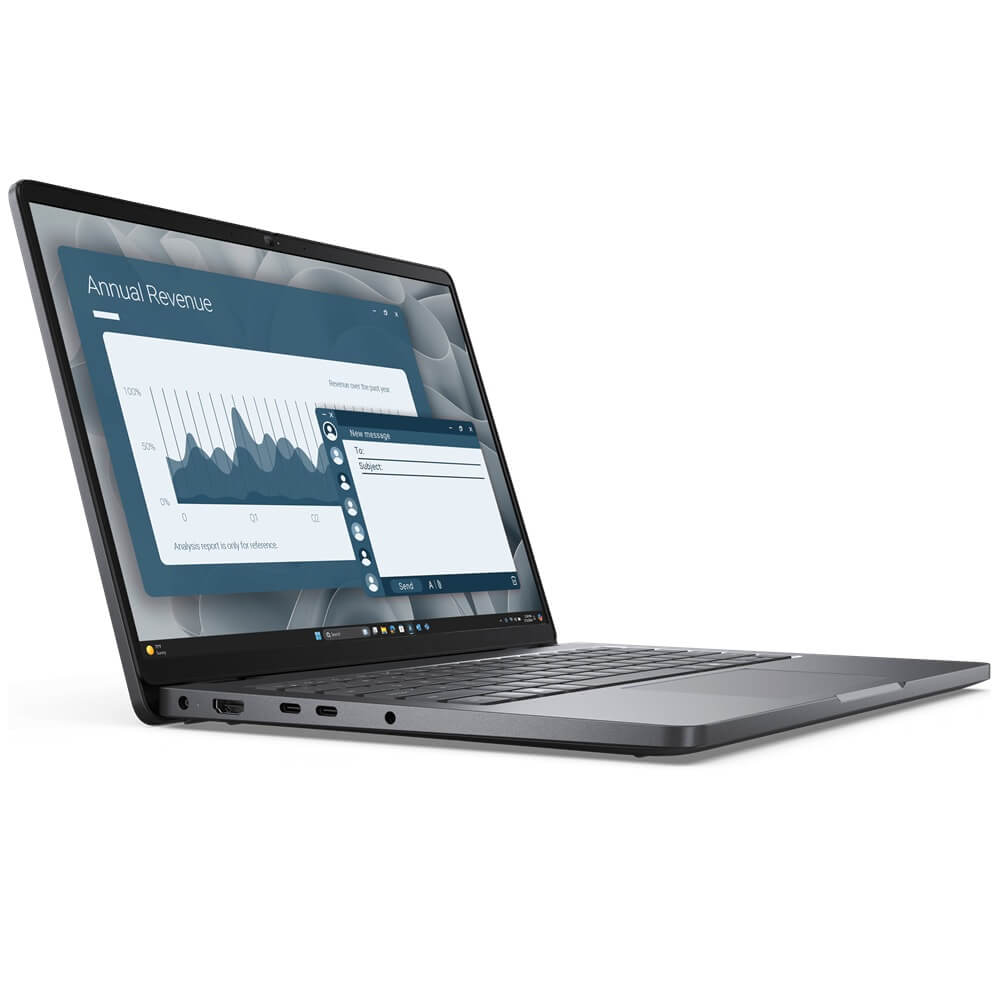 Dell Pro 14 PC14255 Notebook PC – Ryzen 5 220 / 14″ FHD+ / 8GB RAM / 512GB SSD / Win 11 Pro (BTO504PC14255EMEA) — front view