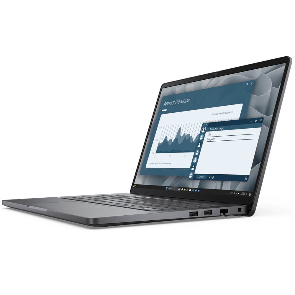 Dell Pro 14 PC14255 Notebook PC – Ryzen 5 220 / 14″ FHD+ / 8GB RAM / 512GB SSD / Win 11 Pro (BTO504PC14255EMEA) — side view