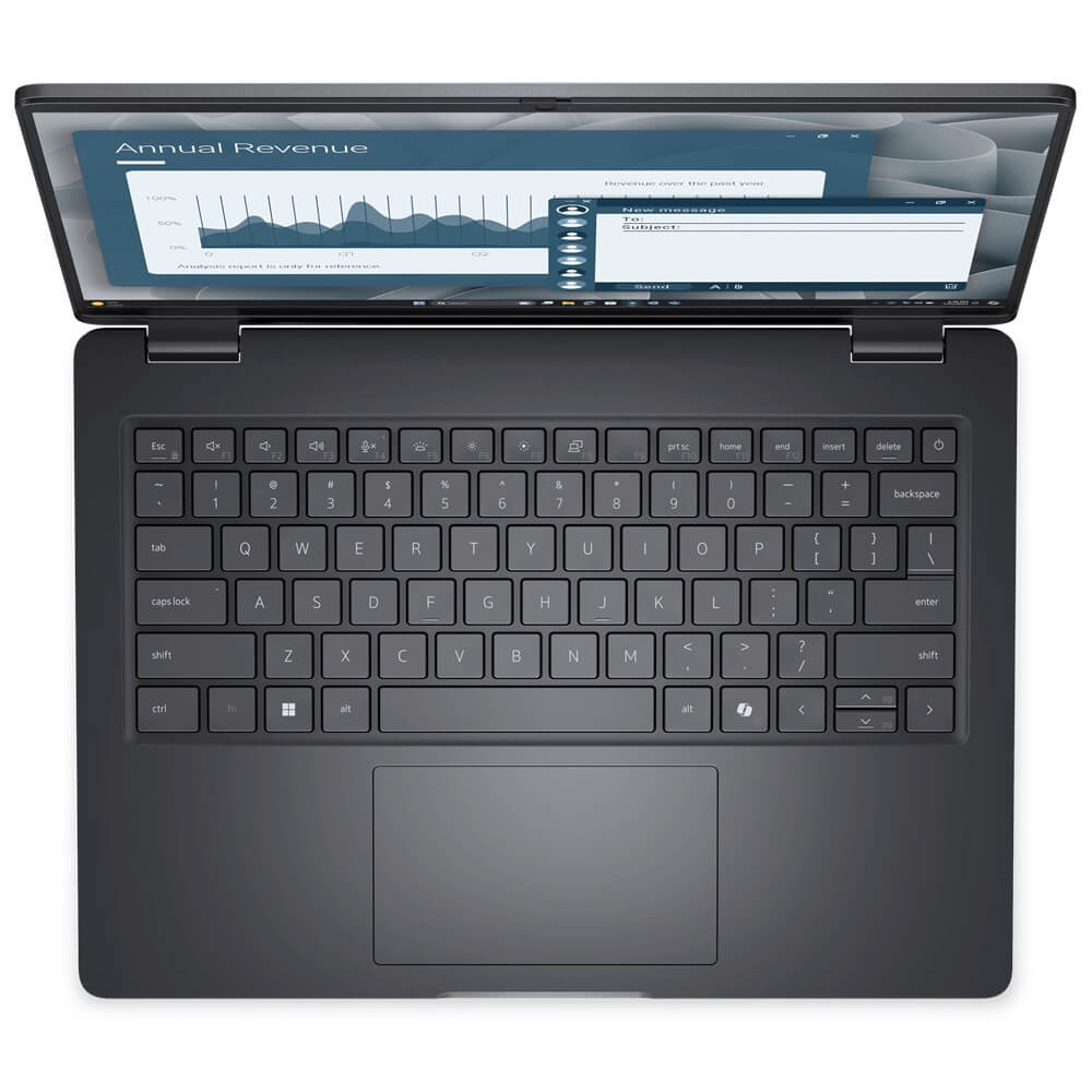 Dell Pro 14 PC14255 Notebook PC – Ryzen 5 220 / 14″ FHD+ / 8GB RAM / 512GB SSD / Win 11 Pro (BTO504PC14255EMEA) — rear view