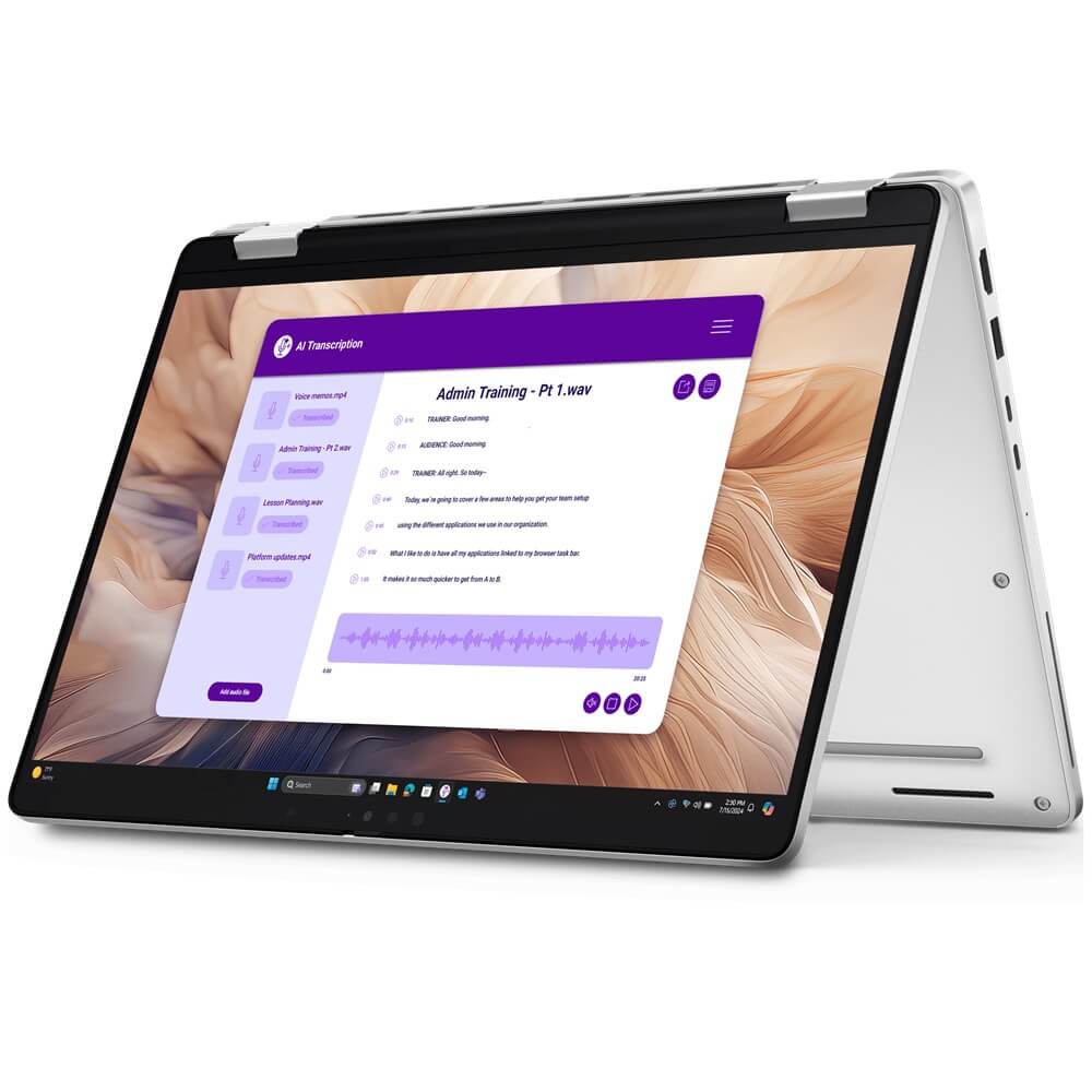 Dell Pro 14 Plus PB14250 2-in-1 Notebook PC – Core Ultra 7 266V / 14″ FHD+ Touch / 16GB RAM / 512GB SSD / Win 11 Pro (PB14250