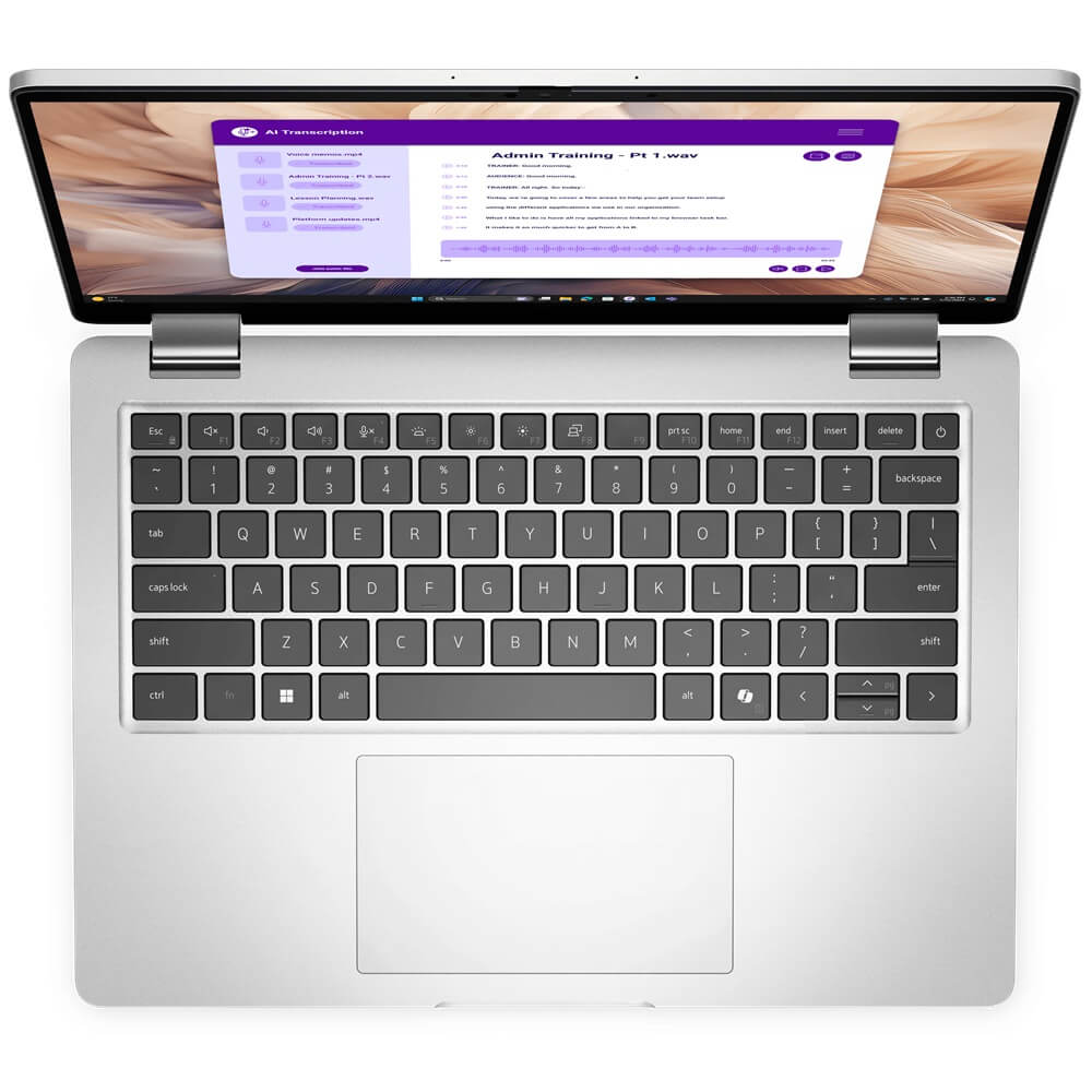 Dell Pro 14 Plus PB14250 2-in-1 Notebook PC – Core Ultra 7 266V / 14″ FHD+ Touch / 16GB RAM / 512GB SSD / Win 11 Pro (PB14250