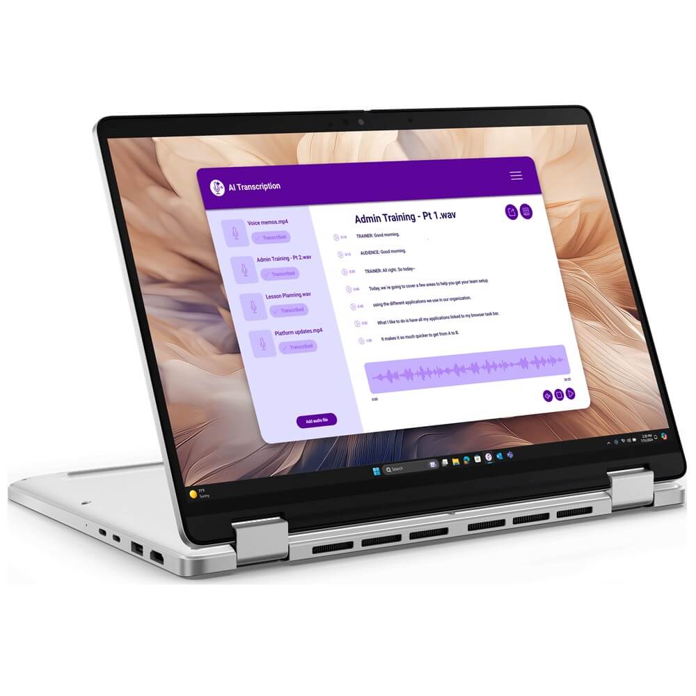 Dell Pro 14 Plus PB14250 2-in-1 Notebook PC – Core Ultra 7 266V / 14″ FHD+ Touch / 16GB RAM / 512GB SSD / Win 11 Pro (PB14250