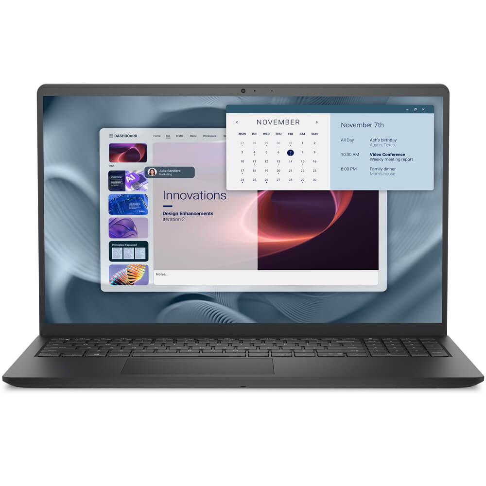Dell Pro 15 Essential PV15250 Notebook PC – Core 3 100U / 15.6″ FHD / 8GB RAM / 512GB SSD / Win 11 Home (PV15250_RPLU_004_P_H