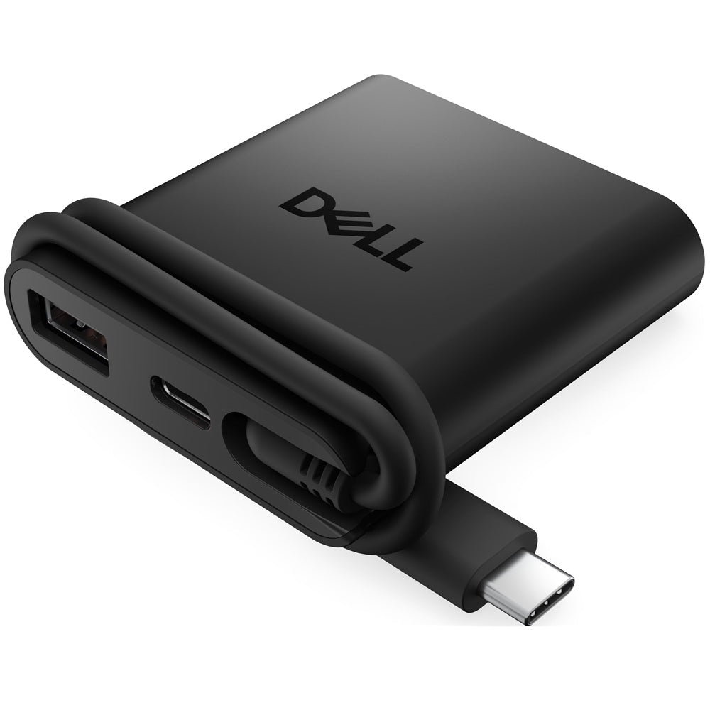 Dell Pro DA225 4-in-1 USB-C Travel Hub (470-BFBN) — front view