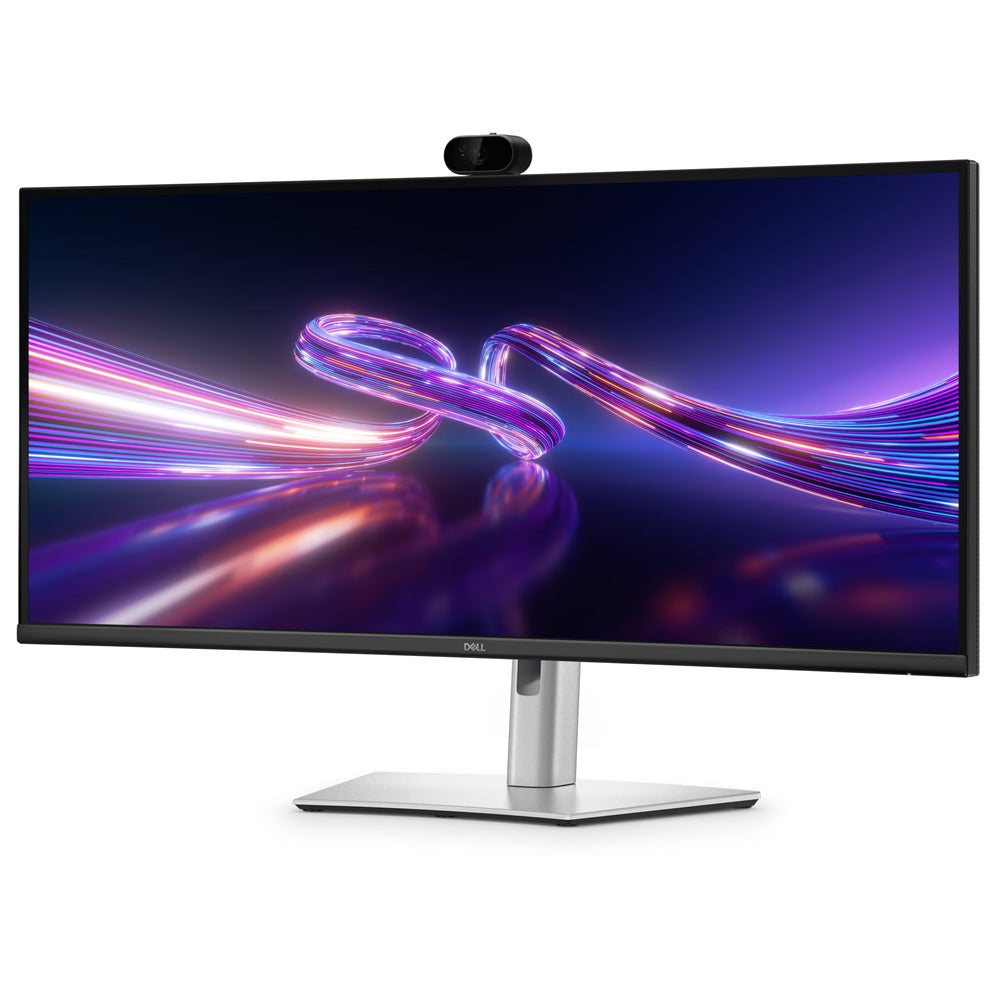 Dell Pro P 34 P3426WEV 34-inch WQHD IPS Curved USB-C Hub Webcam Monitor (210-BVHT) — side view