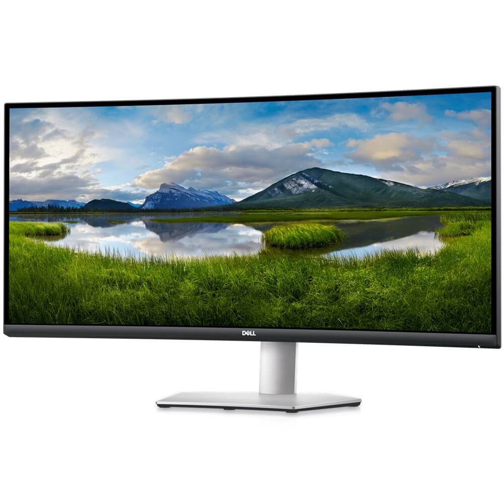 Dell S3422DW 34″ WQHD Curved Monitor (210-AXKZ) — side view