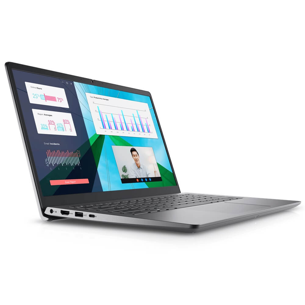Dell Vostro 3430 Notebook PC – Core i5-1335U / 14.0″ FHD / 8GB RAM / 512GB SSD / Win 11 Pro (N1807MVNB3430EMEA01) — front vie