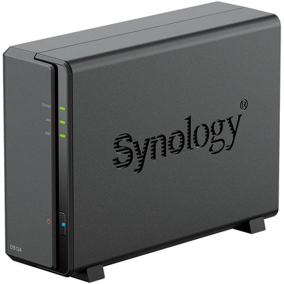 Synology DiskStation DS124 1-Bay NAS Enclosure (DS124) — side view