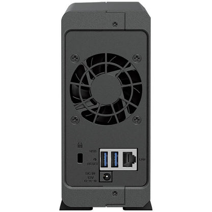 Synology DiskStation DS124 1-Bay NAS Enclosure (DS124) — rear view