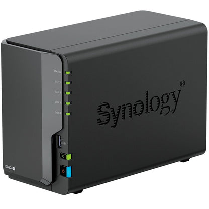 Synology DiskStation DS224+ 2-Bay NAS Enclosure (DS224+) — side view
