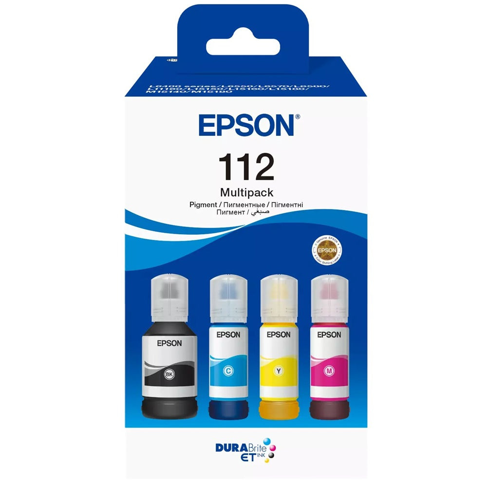Epson EcoTank 112 4 Colour Multipack (C13T06C64A) image 1