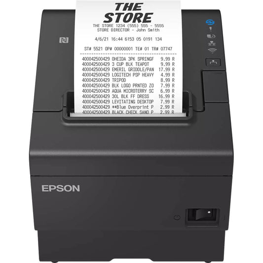 Epson TM-T88VII 112 POS Receipt Printer with USB, Serial & Ethernet (C31CJ57112) image 1