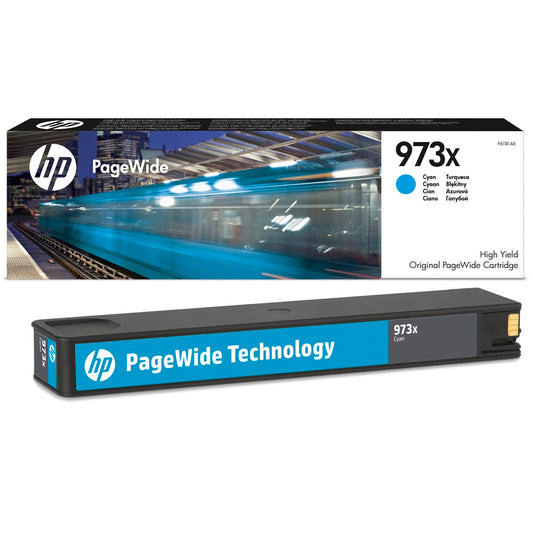 HP 973X High Yield Cyan PageWide Cartridge (F6T81AE) image 2