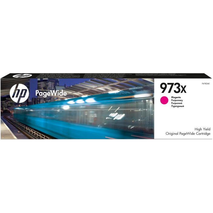 HP 973X High Yield Magenta PageWide Cartridge (F6T82AE) image 1
