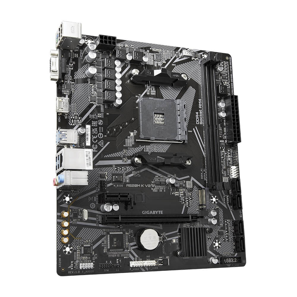 Gigabyte A520M K V2 AM4 Micro ATX Motherboard (GA-A520M-K-V2) image 3