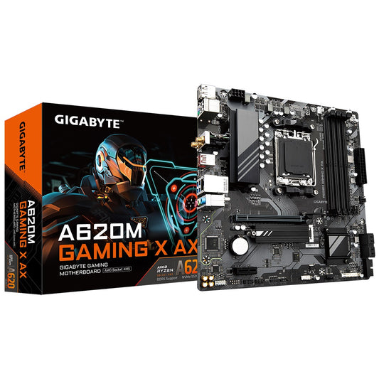 Gigabyte A620M GAMING X AX DDR5 AM5 Motherboard (GA-A620M-GAMING-X-AX) image 1