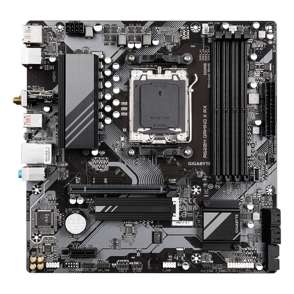 Gigabyte A620M GAMING X AX DDR5 AM5 Motherboard (GA-A620M-GAMING-X-AX) image 2