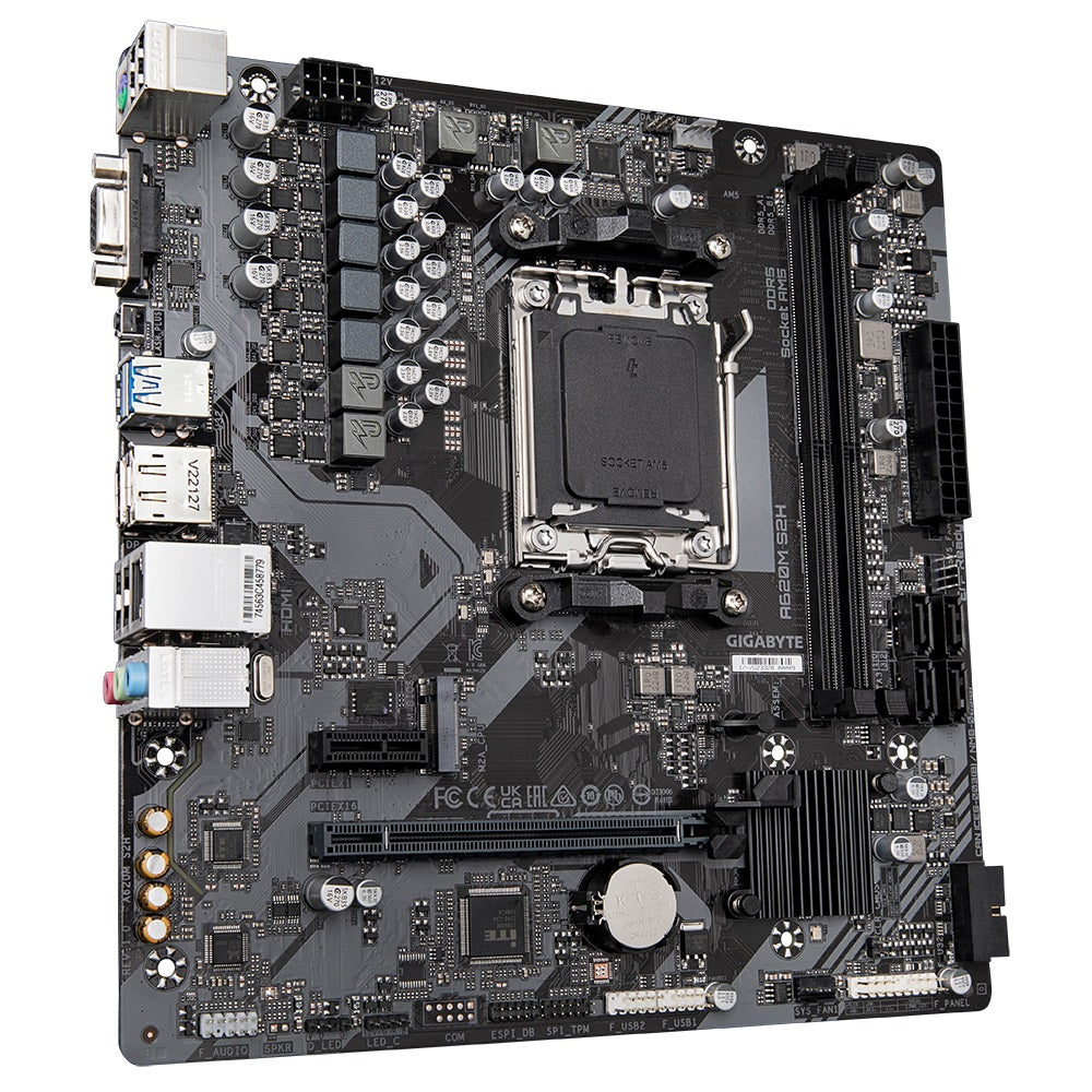 Gigabyte A620M S2H DDR5 AM5 Micro ATX Motherboard (GA-A620M-S2H) image 3