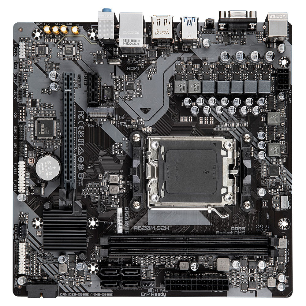 Gigabyte A620M S2H DDR5 AM5 Micro ATX Motherboard (GA-A620M-S2H) image 4