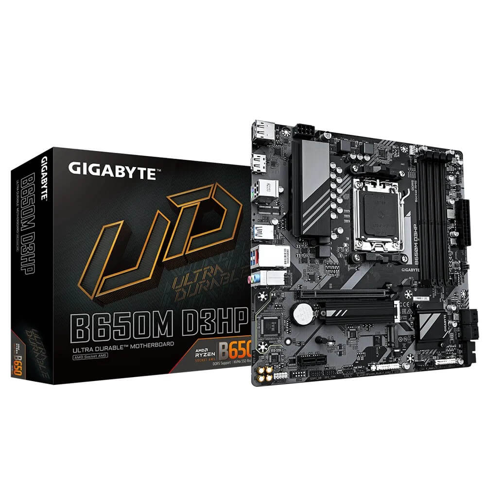 Gigabyte B650M D3HP AM5 Micro ATX Motherboard (GA-B650M-D3HP) image 1