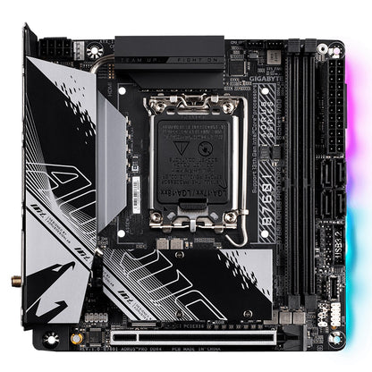 AORUS B760I PRO DDR4 LGA1700 mini-ITX Motherboard — front view