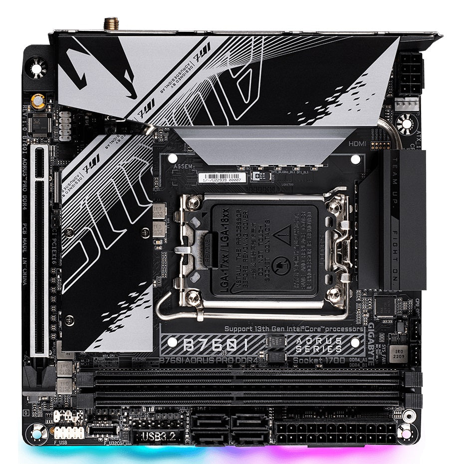 AORUS B760I PRO DDR4 LGA1700 mini-ITX Motherboard image 3