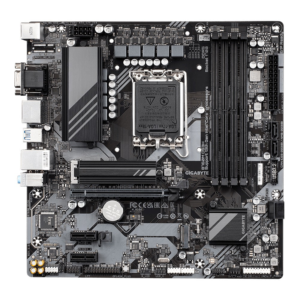Gigabyte B760M DS3H LGA1700 Micro ATX Motherboard (GA-B760M-DS3H) image 2