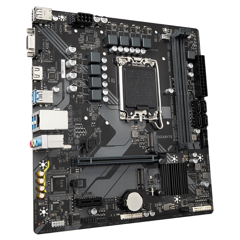 Gigabyte B760M H DDR4 LGA1700 Micro ATX Motherboard (GA-B760M-H-DDR4) image 3