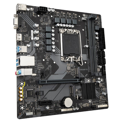 Gigabyte B760M H DDR4 LGA1700 Micro ATX Motherboard (GA-B760M-H-DDR4) — side view
