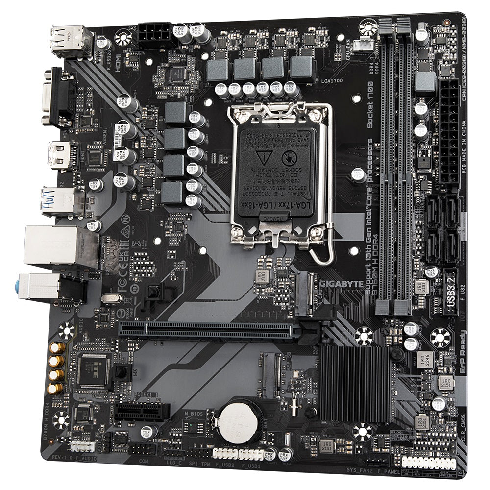 Gigabyte B760M H DDR4 LGA1700 Micro ATX Motherboard (GA-B760M-H-DDR4) image 4