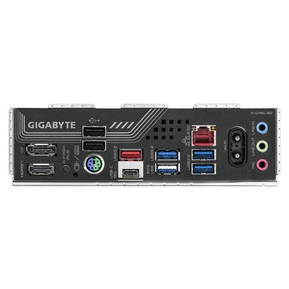 Gigabyte B850 GAMING X WIFI 6E AM5 ATX Motherboard (GA-B850-GAMING-X-WIFI6E) — rear view