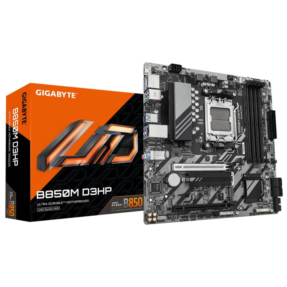Gigabyte B850M D3HP AM5 Micro ATX Motherboard (GA-B850M-D3HP) image 1