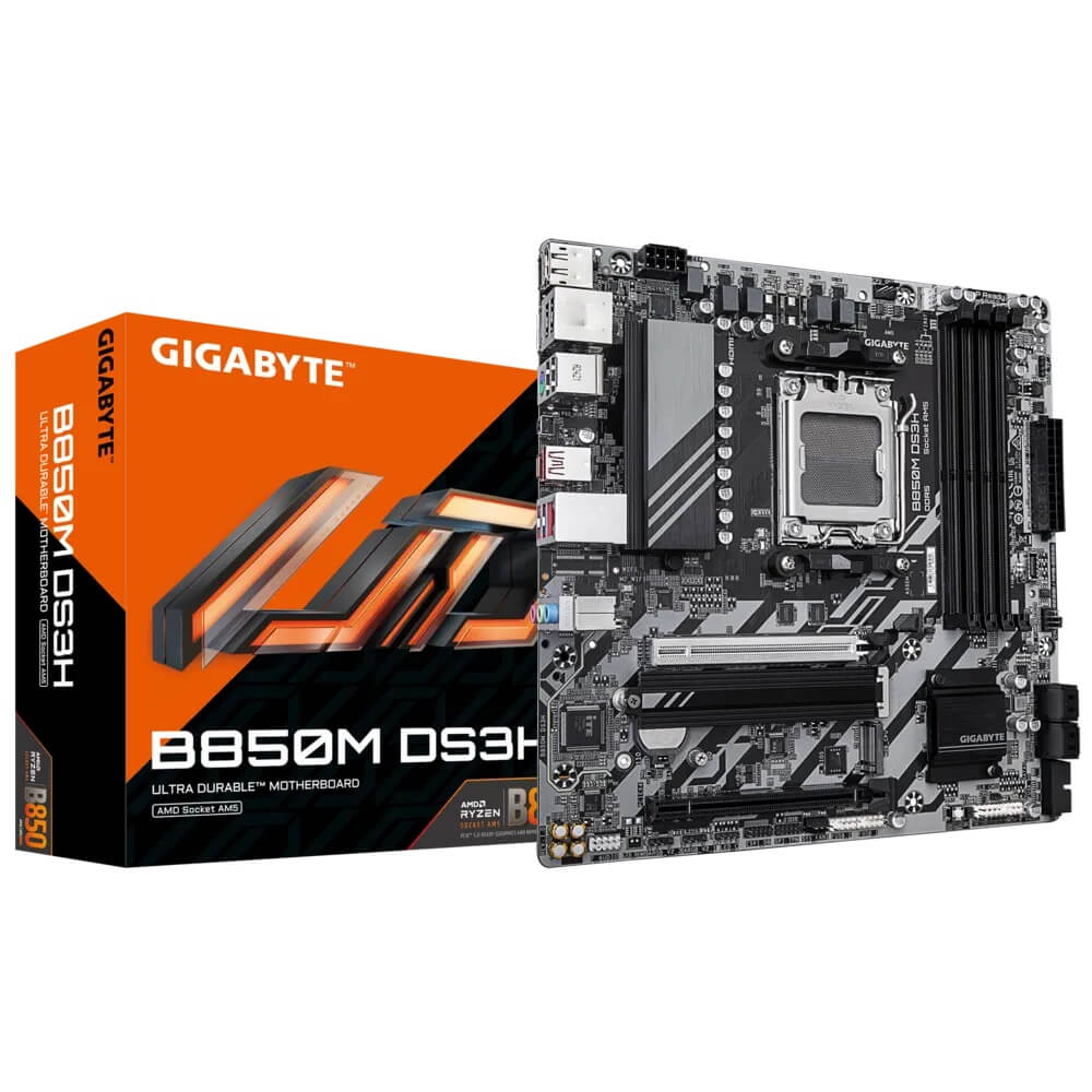Gigabyte B850M DS3H AM5 Micro ATX Motherboard (GA-B850M-DS3H) image 1