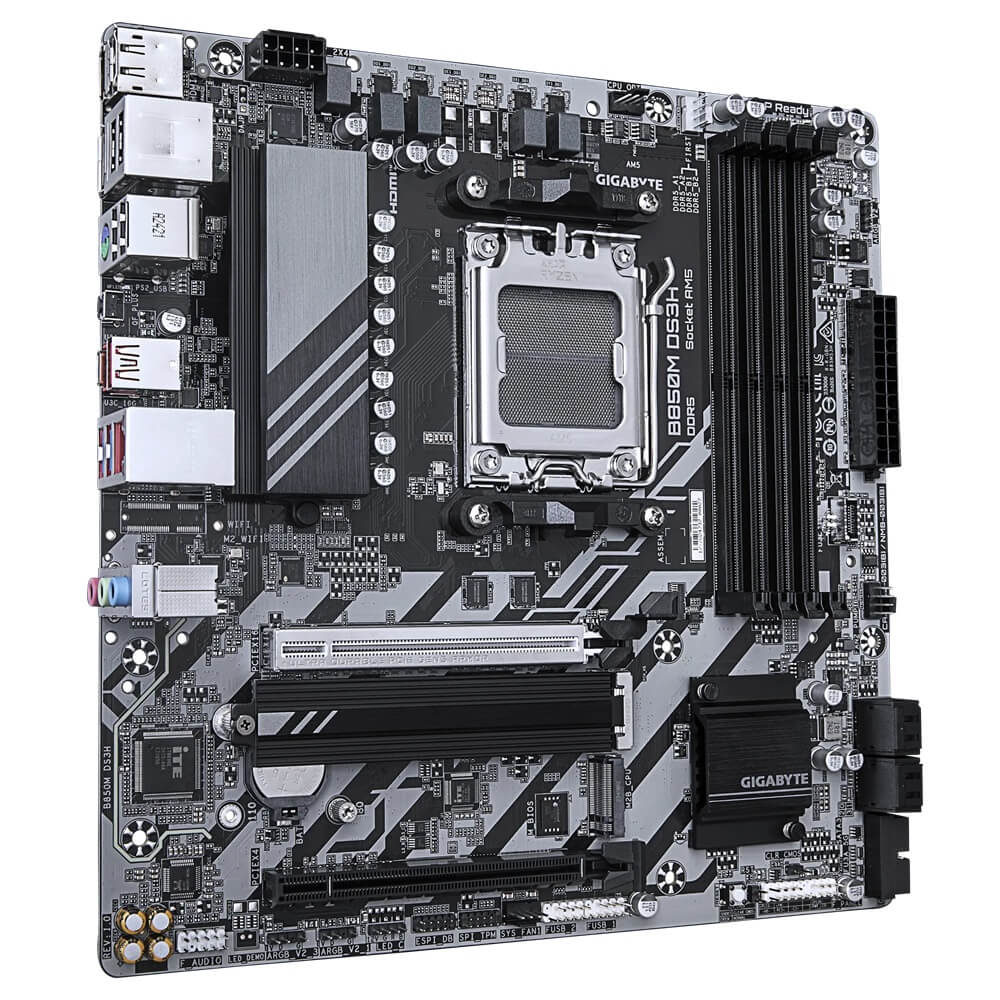 Gigabyte B850M DS3H AM5 Micro ATX Motherboard (GA-B850M-DS3H) image 3