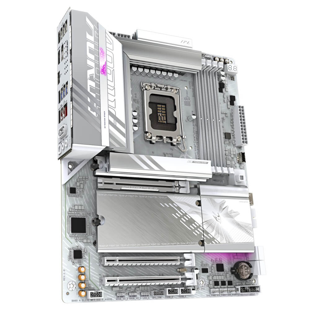 AORUS B860 ELITE WIFI 7 ICE LGA1851 ATX Motherboard (GA-B860-A-ELITE-WF7-ICE) image 3