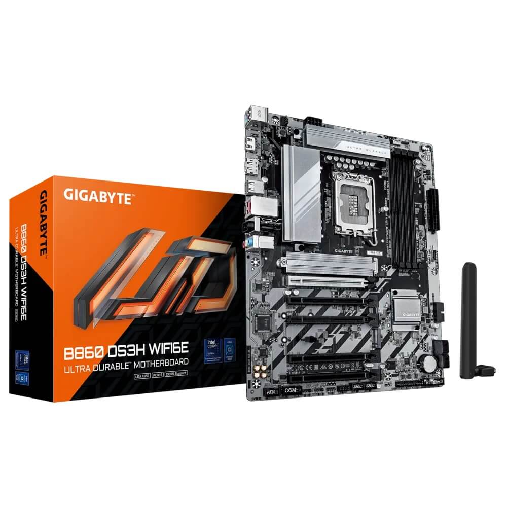 Gigabyte B860 DS3H WIFI 6E LGA1851 ATX Motherboard (GA-B860-DS3H-WIFI6E) image 1