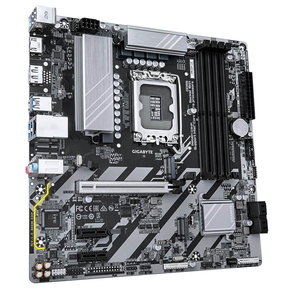 Gigabyte B860M D3HP LGA1851 Micro ATX Motherboard (GA-B860M-D3HP) image 3