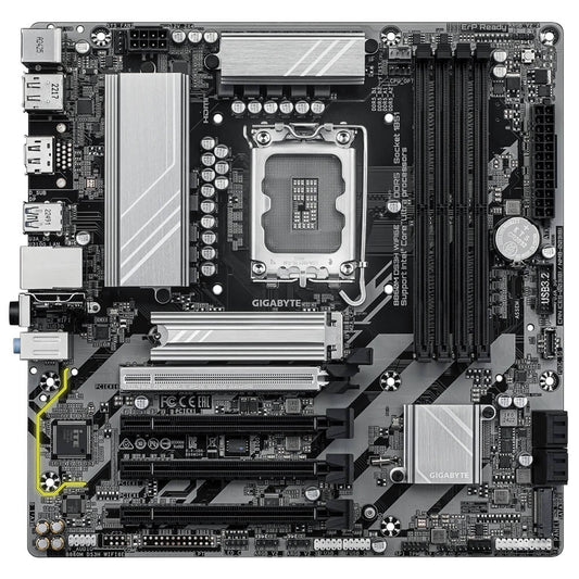 Gigabyte B860M DS3H WIFI 6E LGA1851 Micro ATX Motherboard (GA-B860M-DS3H-WIFI6E) image 2