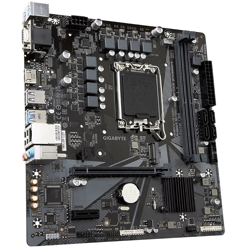 Gigabyte H610M H V2 DDR4 LGA1700 Micro ATX Motherboard (GA-H610M-H-V2-DDR4) image 3