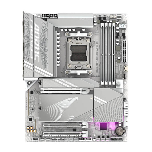 AORUS X870 ELITE WIFI 7 ICE AM5 ATX Motherboard (GA-X870-AORUS-ELITE-WIFI7-ICE) image 2