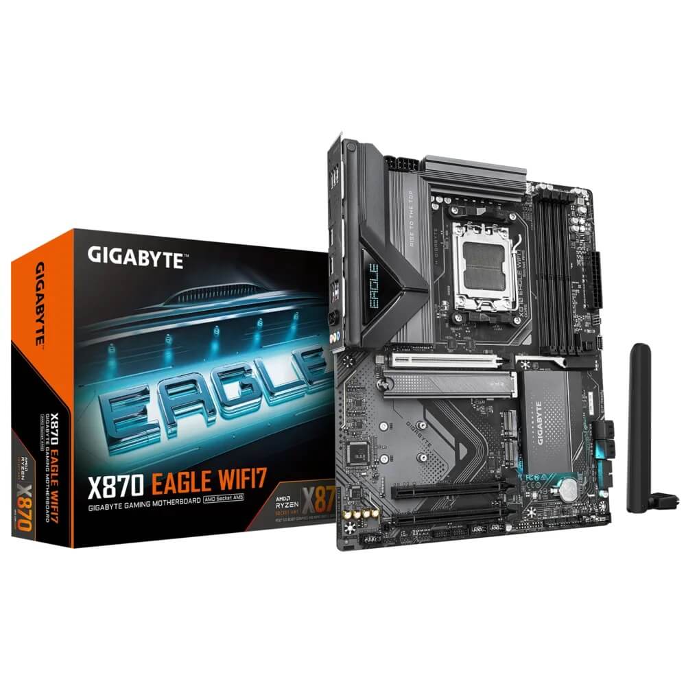 Gigabyte X870 EAGLE WIFI 7 AM5 ATX Motherboard (GA-X870-EAGLE-WIFI7) image 1