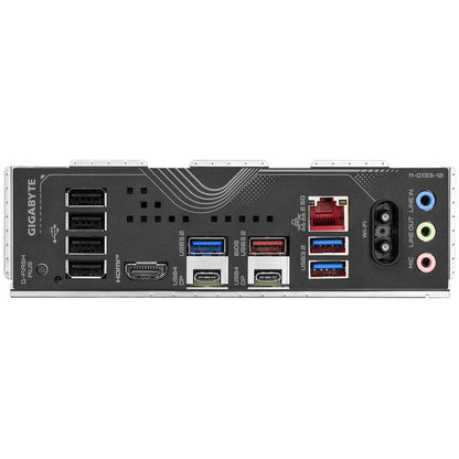 Gigabyte X870 EAGLE WIFI 7 AM5 ATX Motherboard (GA-X870-EAGLE-WIFI7) — rear view