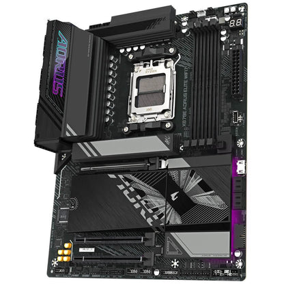 AORUS X870E ELITE WIFI 7 AM5 ATX Motherboard (GA-X870E-AORUS-ELITE-WIFI7) — rear view