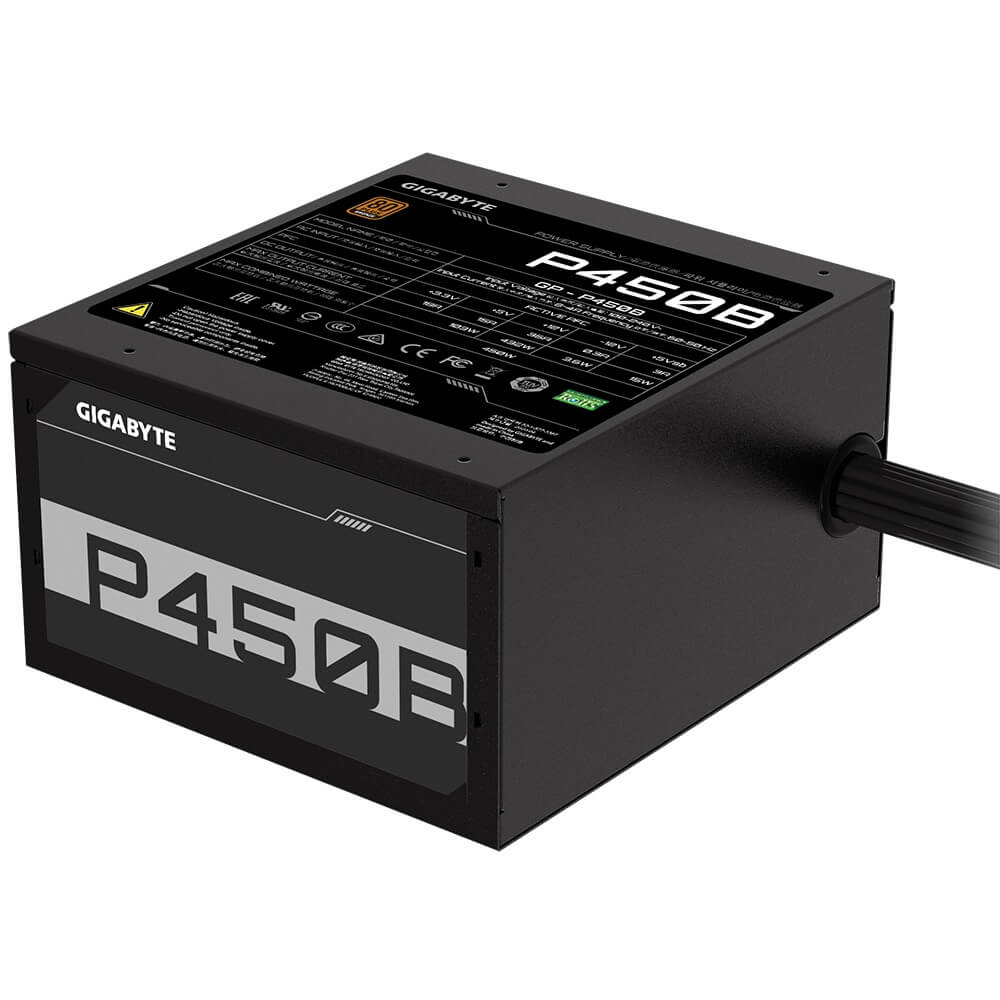 Gigabyte P450B 450W 80+ Bronze Certified Power Supply (GP-P450B) image 1